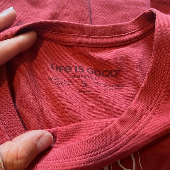 men’s size small life is good crusher t- life is good lobster - Picture 2 of 4